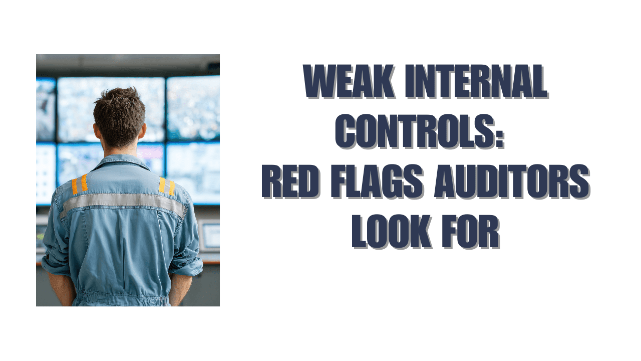 Weak Internal Controls: Red Flags Auditors Look For - Aurora Financials